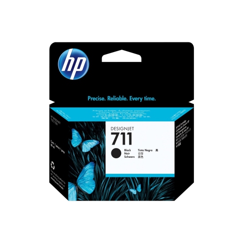 HP  711 80Ml Dj Ink Cart (Cz133A) In Black HP Ink :: Large Format Printer