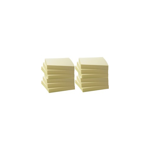 Business Source Yellow Adhesive Notes