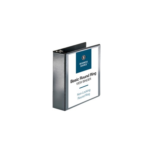 BUSINESS SOURCE  Round-Ring View Binder (09958)