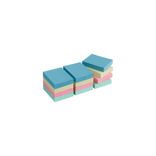 BUSINESS SOURCE  Premium Plain Pastel Adhesive Notes (16500)