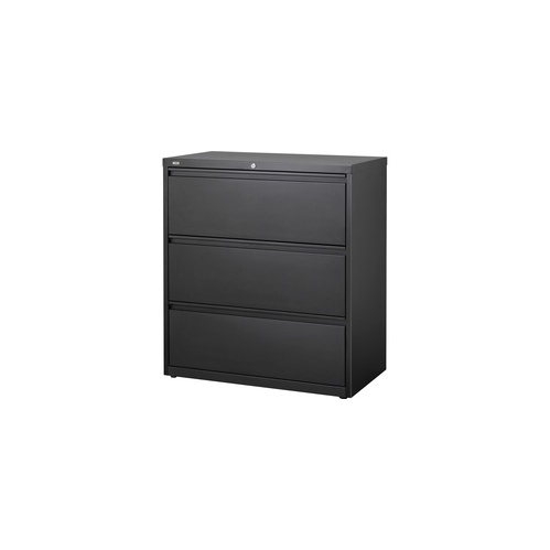 Lorell 3-Drawer Black Lateral Files