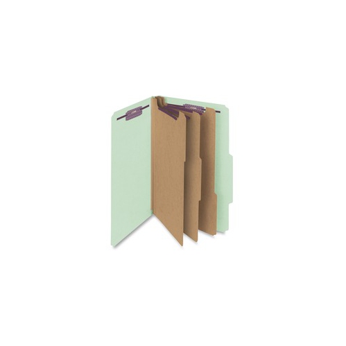 Smead SafeSHIELD 2/5 Tab Cut Legal Recycled Classification Folder -