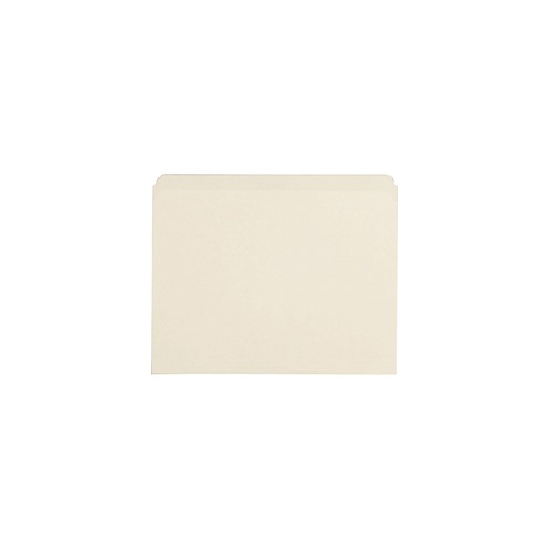 Business Source Straight Cut 1-ply Letter-size File Folders