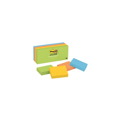 Post-it Notes, 1.5 in x 2 in, Jaipur Color Collection