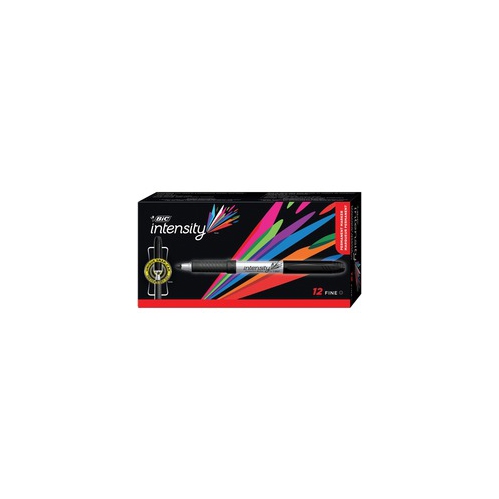 BIC  Mark-It Fine Point Permanent Markers - (Gpm11Bk) Thick black ink