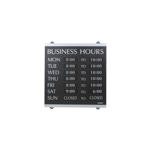 HEADLINE  Century Business Hours Sign (4247)