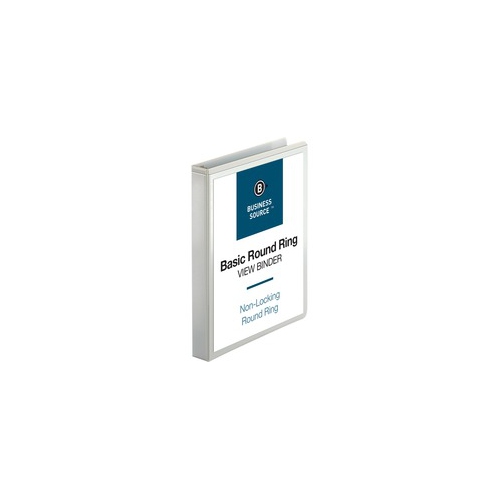 BUSINESS SOURCE  Round-Ring View Binder (09953)