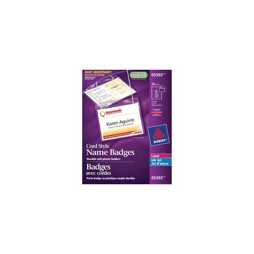 Image 1 of 1.. Avery 5393 Laser/Inkjet Badge Insert