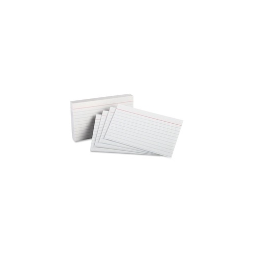  Oxford 4 x 6 Ruled White Index Cards, 100/Pack