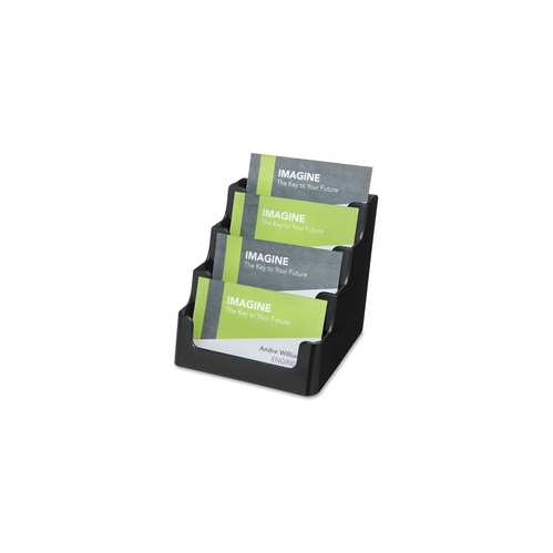 DEFLECTO  4 Tier Business Card Holder (90404)