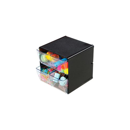Deflecto Stackable Cube Organizer