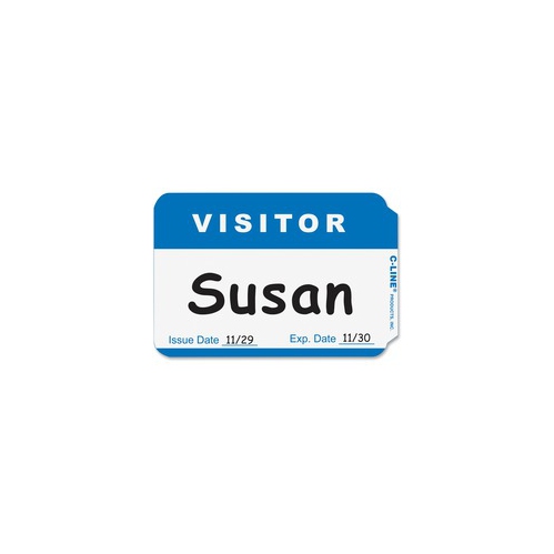 C-LINE  Adhesive Visitor Name Badges (92245)