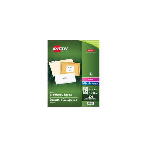 AVERY  Eco-Friendly Mailing Label (48867)