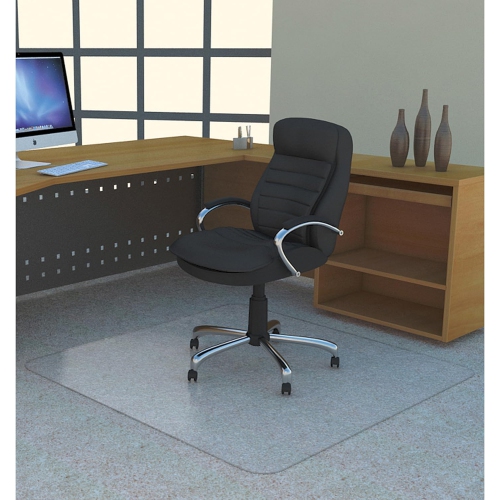 Lorell Polycarbonate Rectangular Studded Chairmats