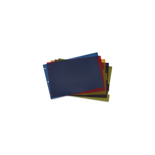 Cardinal Poly Divider with Adhesive Tabs