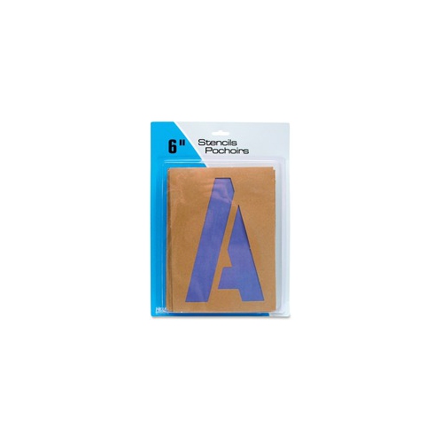 U.S. Stamp & Sign Brown Paper Letters/Numbers Stencils