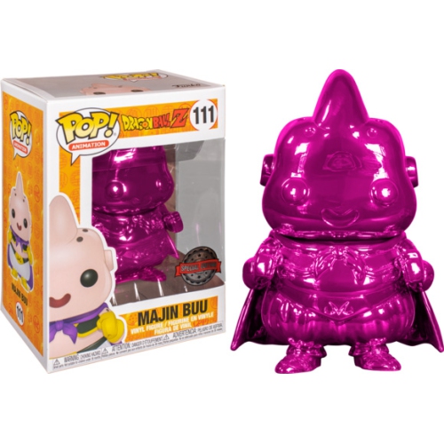 Pop Animation 3.75 Inch Action Figure Dragonball Z - Majin Buu Pink Chrome #111 Exclusive