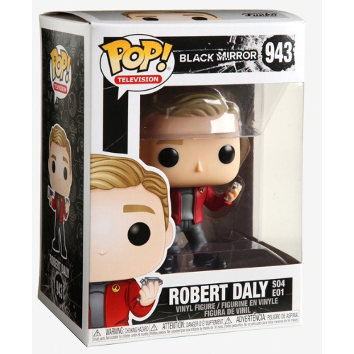 FUNKO  Pop Television 3.75 Inch Action Figure Mirror - Robert Daly S04E01 #943 In Black
