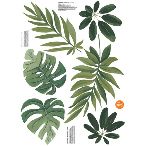 WallPops Havana Leaves Wall Art Kit - Green