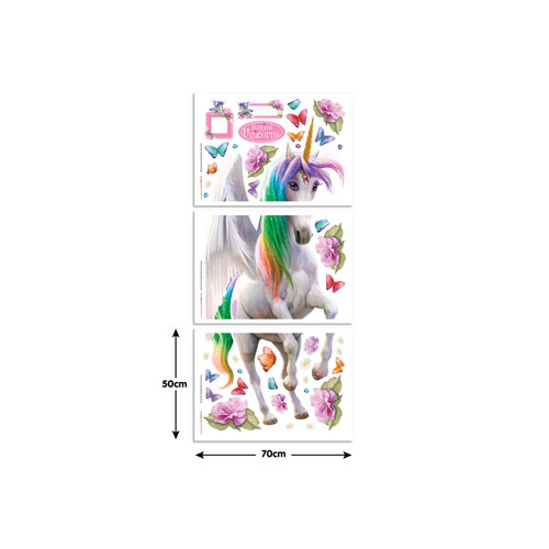 Gros autocollant de licorne magique de Walltastic