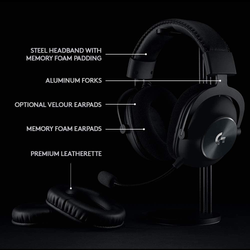 Logitech PRO X Gaming Headset with Blue Vo!ce
