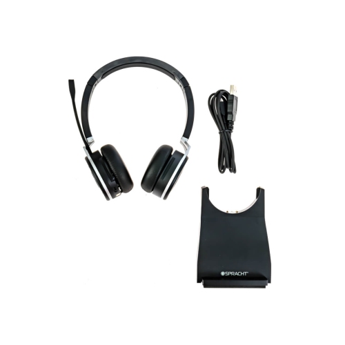 Spracht ZumBT Prestige On-Ear Noise Cancelling Bluetooth Headset with Mic -