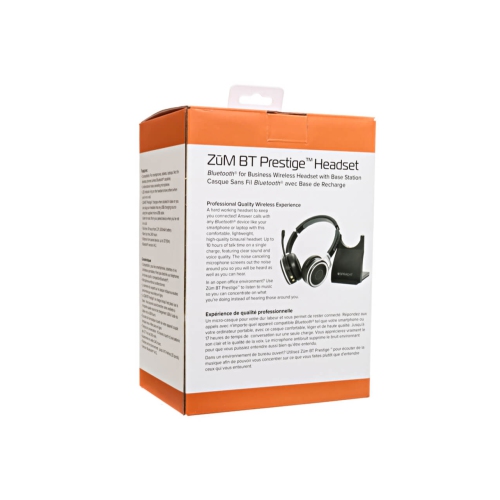 Spracht ZumBT Prestige On-Ear Noise Cancelling Bluetooth Headset with Mic -