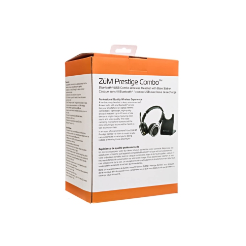 Spracht ZumBT Prestige On-Ear Noise Cancelling Bluetooth Headset with Mic -