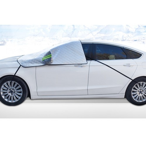 Couverture de neige pour pare-brise de voiture, Protection multicouche,  coupe-vent, résistante aux UV, Installation facile, couverture de neige  pour