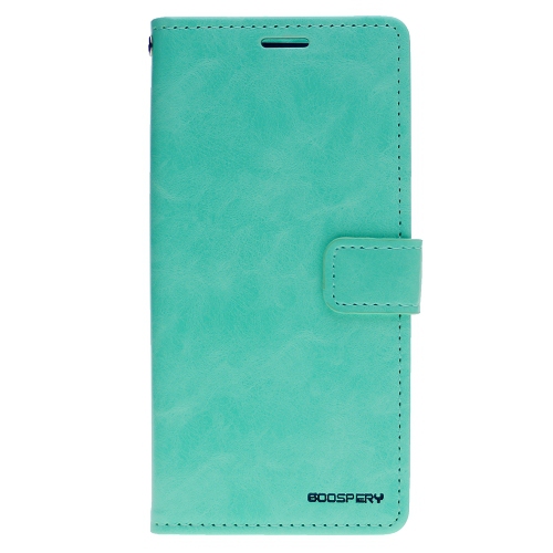 Final Sale! TopSave Goospery Bluemoon Card Slot w/Magnetic Clip Leather Folio Wallet Flip For Samsung Galaxy A20S, Teal