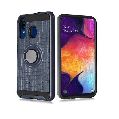 Galaxy A20s Hard Cover Case w/360 degrees rotating ring stand