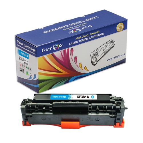 PRINTOXE  ® Cf381A (Blue) 312X / 312A Compatible With HP - Yields 2, 700 Pages for Color Laserjet Pro Mfp M476Dn M476Dw M476Dnw Printers In Cyan