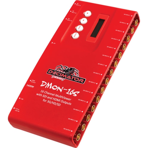Decimator DMON-16S 1 to 16 Channel Multiviewer with SDI and HDMI