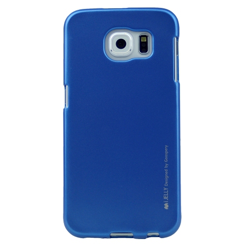 Samsung S6 Goospery iJelly Metal Case, Blue