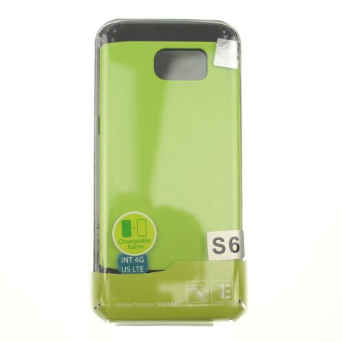 No Package Samsung S6 Matt Dual Layer Armor Case, Green
