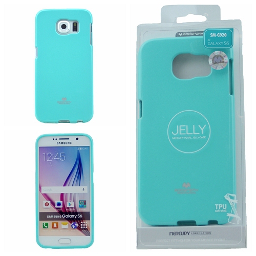 Samsung S6 Goospery Jelly Case, Teal