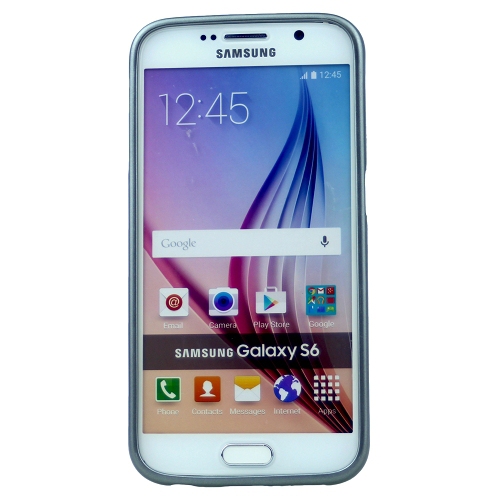 Goospery iJelly Metal Case For Samsung S6, Gray