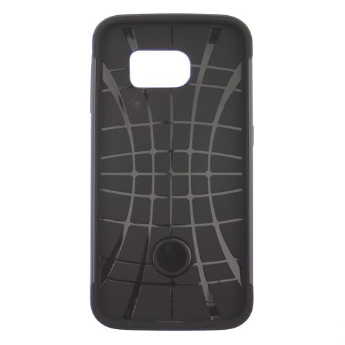 No Package Samsung S6 Matt Dual Layer Armor Case, Gray