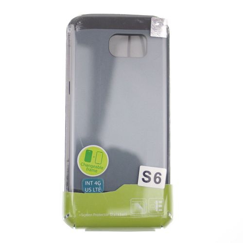 No Package Samsung S6 Matt Dual Layer Armor Case, Gray