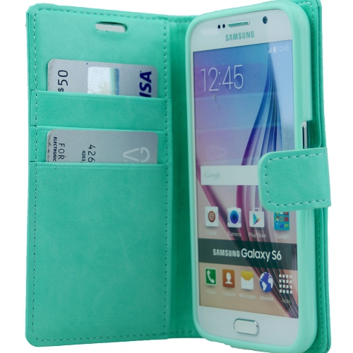 Samsung S6 Goospery Bluemoon Diary Case, Teal
