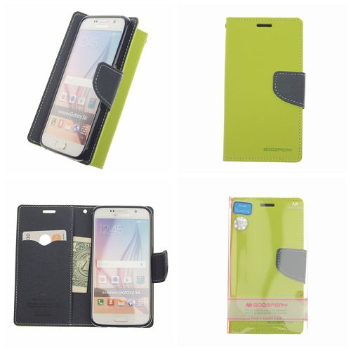 Samsung S6 Goospery Fancy Diary Case, Vert