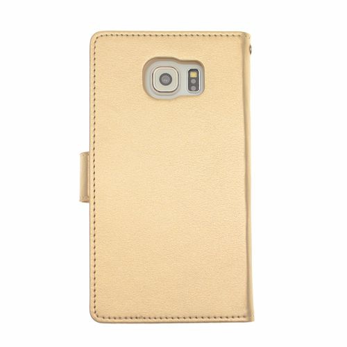 Samsung S6 Goospery Rich Diary Case, Gold