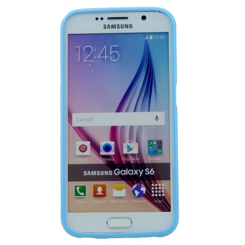 Étui Samsung S6 Goospery Jelly, bleu clair