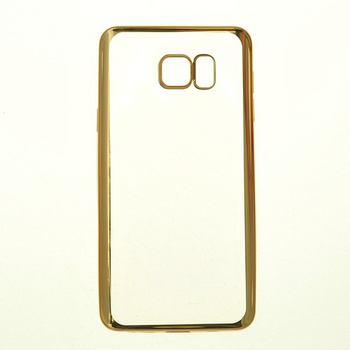 Samsung S6 Hallsen Color Bumper TPU Case, Gold
