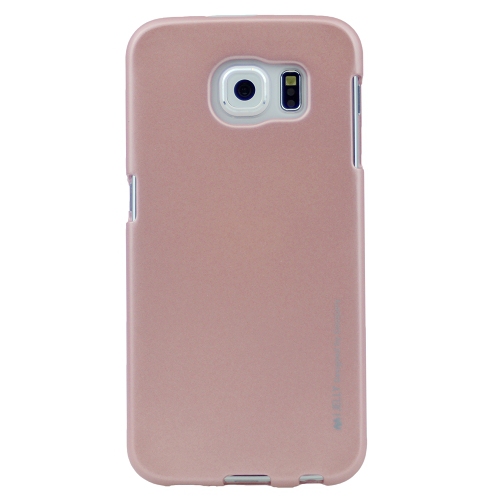 Samsung S6 Goospery iJelly Metal Case, Or rose