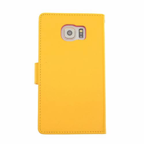 Samsung S6 Goospery Rich Diary Case, Yellow