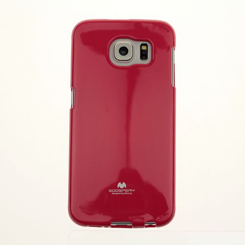 Samsung S6 Goospery Jelly Case, Hot Pink