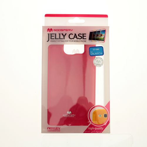 Samsung S6 Goospery Jelly Case, Hot Pink
