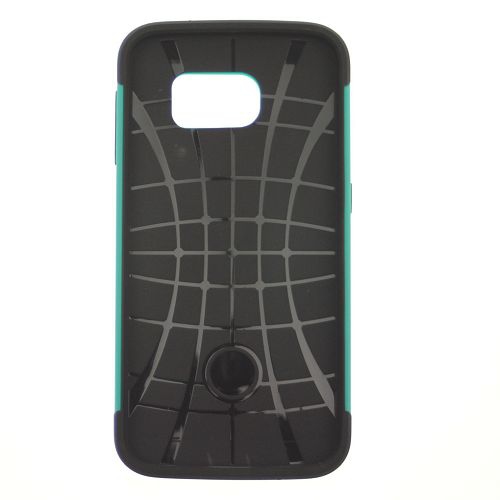 No Package Samsung S6 Matt Dual Layer Armor Case, Black