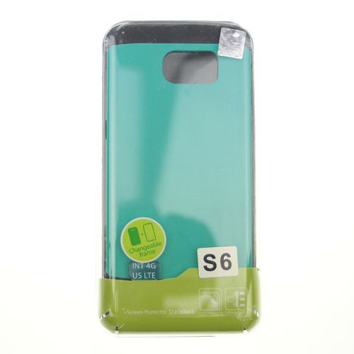 No Package Samsung S6 Matt Dual Layer Armor Case, Black